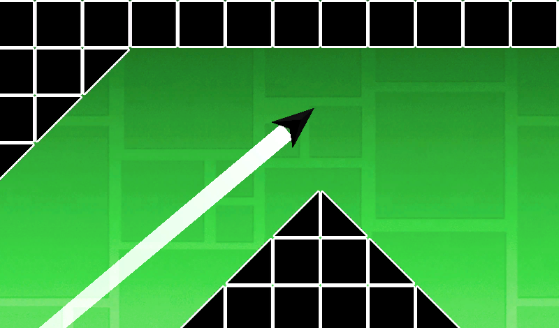 Geometry Dash Wave Gameplay