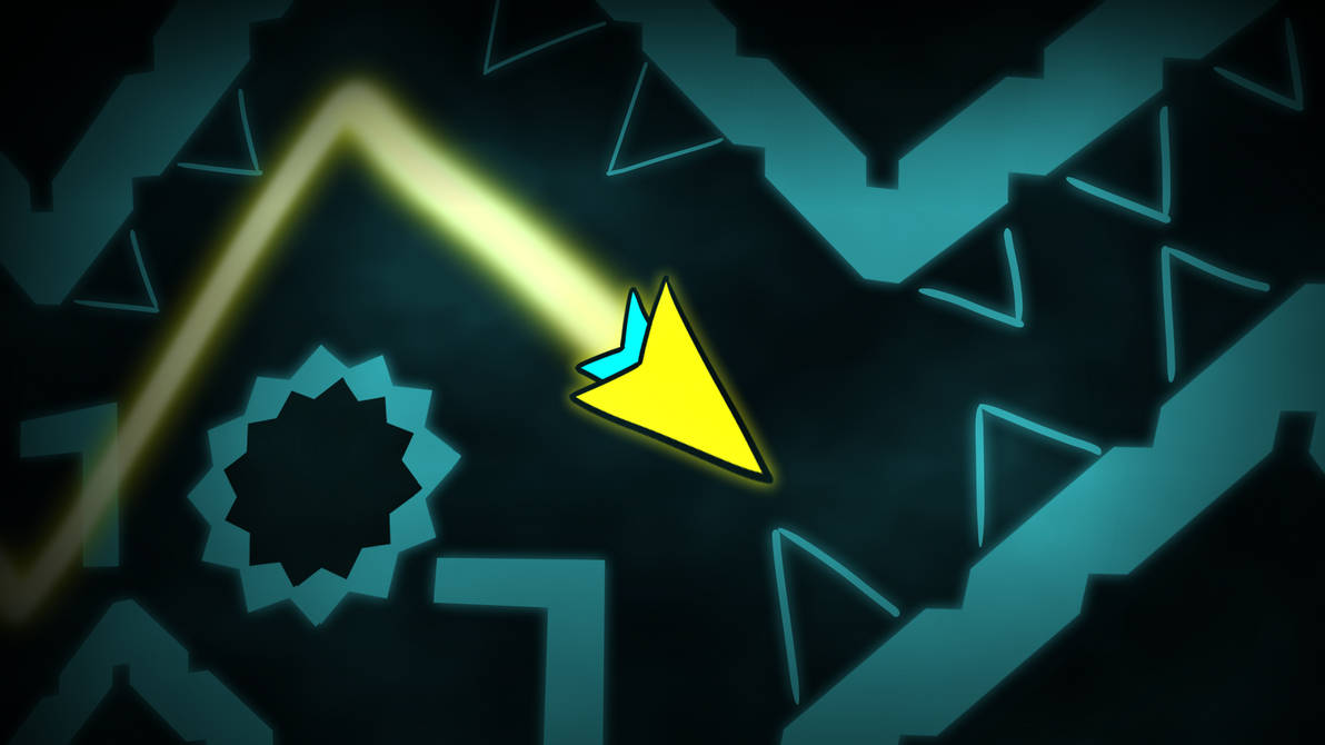 Geometry Dash Wave Gameplay